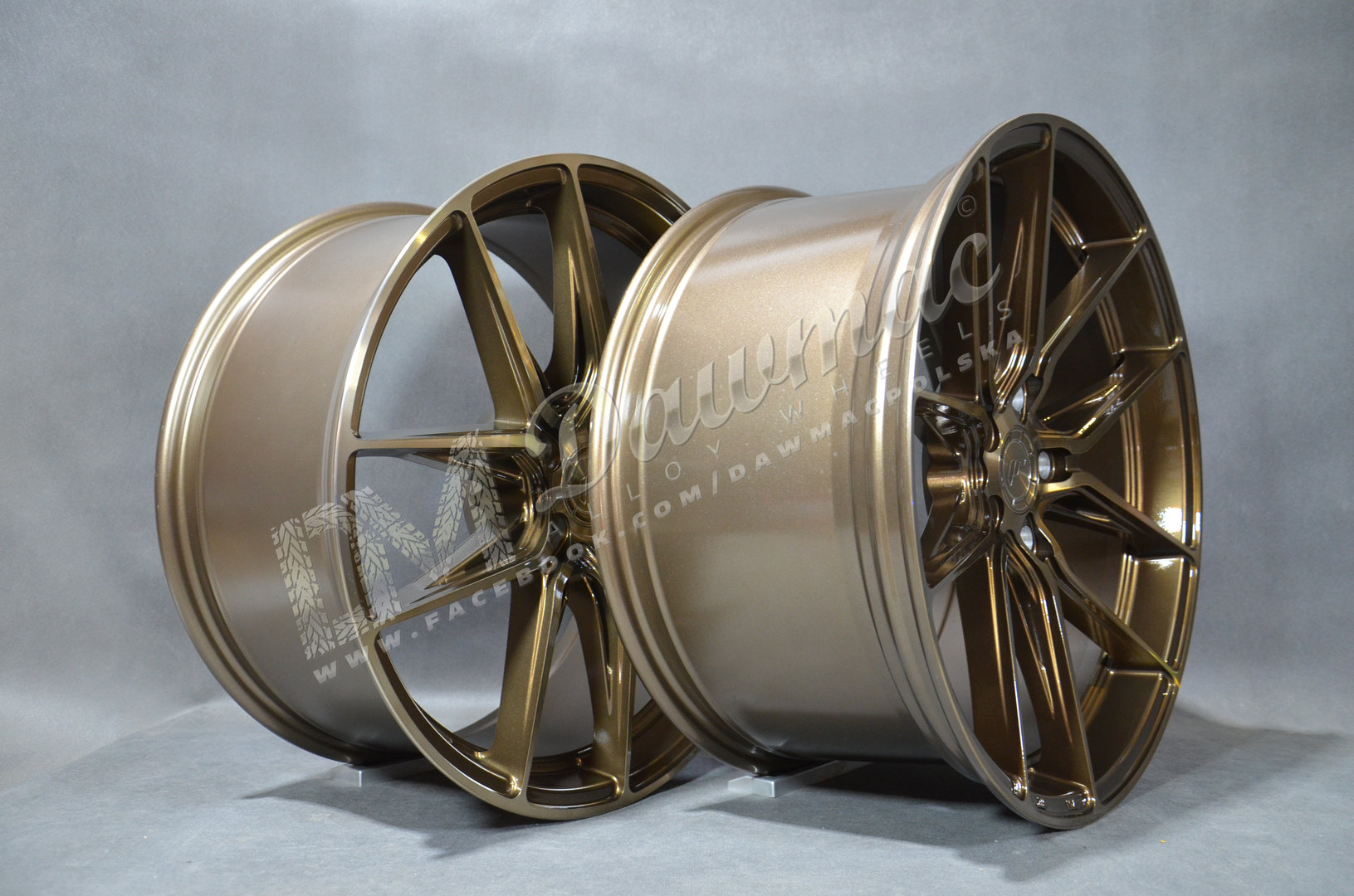 Japan Racing JR44 19" 8,5J ET20-ET45 + 9,5J ET20-ET40  BLANK Platinum Bronze - obrazek 5