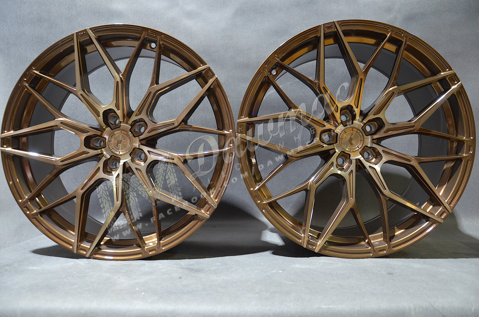 Japan Racing JR46 19" 9J ET20-ET51 + 10J ET15-ET51 BLANK Platinum Bronze - obrazek 2