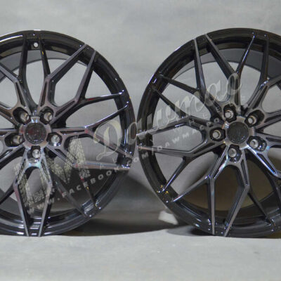 Japan Racing JR46 20" 8,5J ET20-ET45 + 9,5J ET20-ET40 BLANK Black Machined w/Tinted Face
