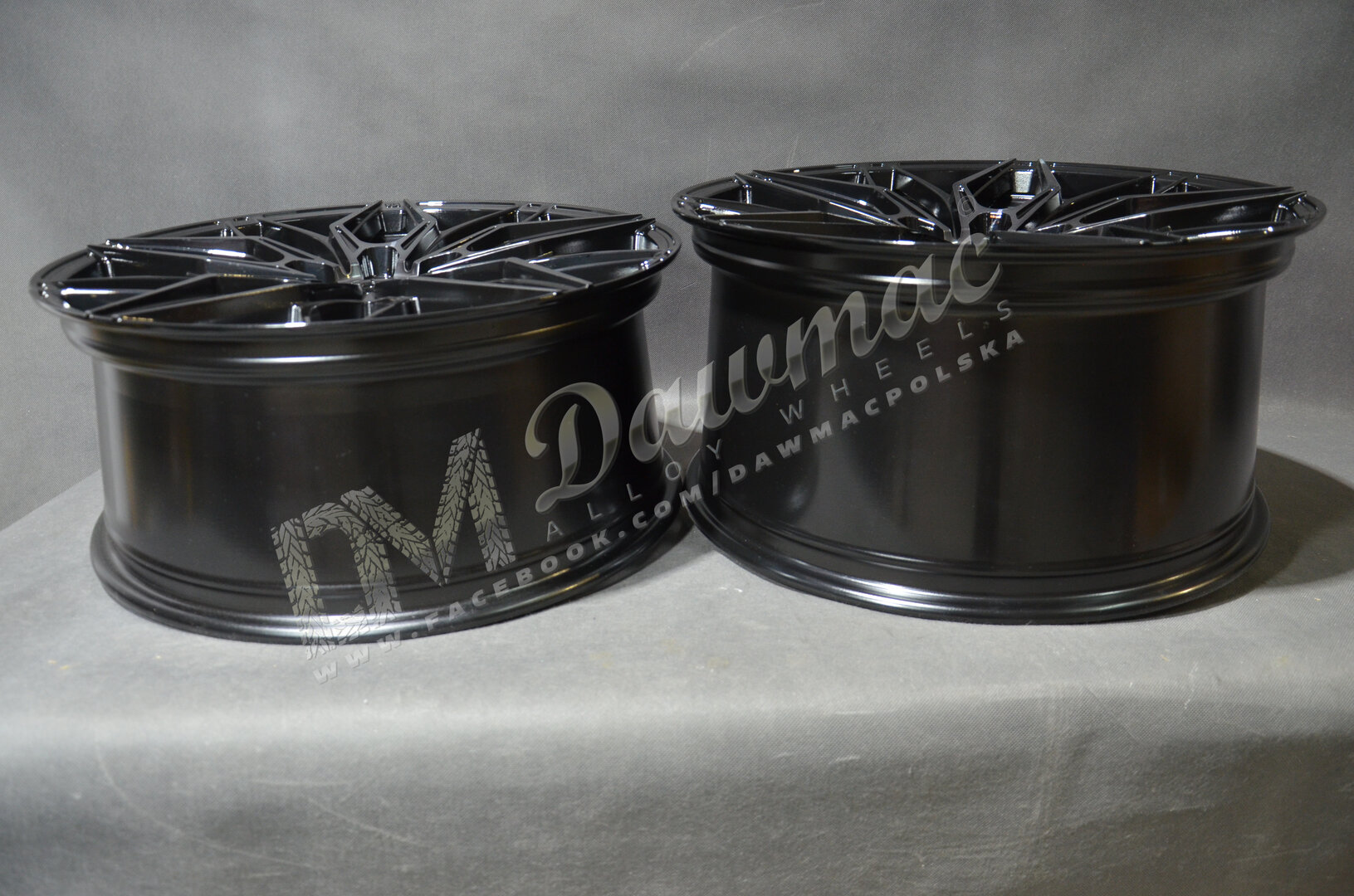 Japan Racing JR46 20" 8,5J ET20-ET45 + 9,5J ET20-ET40 BLANK Black Machined w/Tinted Face - obrazek 8