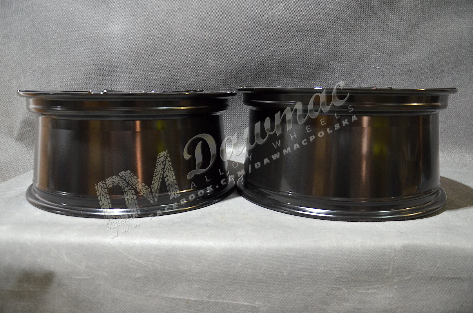 Japan Racing JR46 20" 9,5J ET20-ET40 + 10,5J ET15-ET35 BLANK Glossy Black - obrazek 7