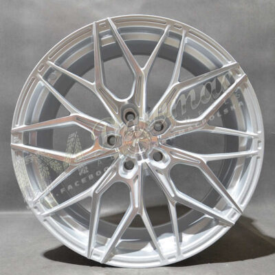 Japan Racing JR46 20" 9J ET20-ET51 BLANK Silver w/Machined Face