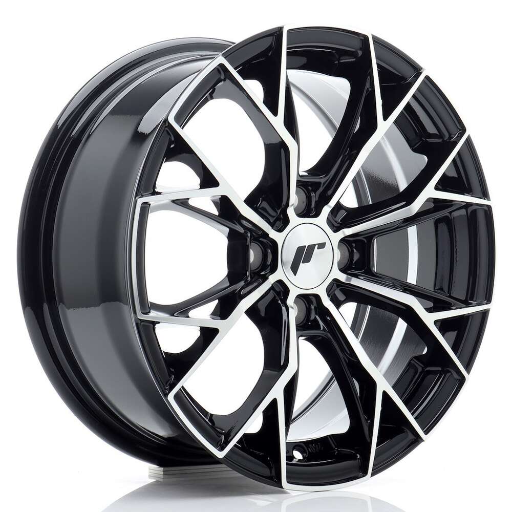 Japan Racing JR49 17" 8J ET20-ET40 BLANK Gloss Black Machined Face