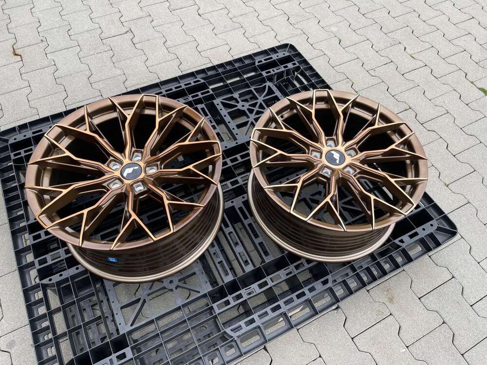 Japan Racing JR49 19" 9J ET20-ET40 + 10J ET15-50 BLANK Platinum Bronze