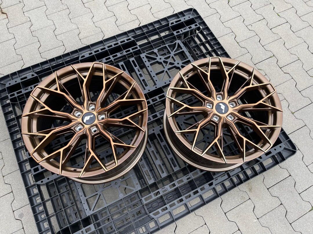 Japan Racing JR49 19" 9J ET20-ET40 + 10J ET15-50 BLANK Platinum Bronze - obrazek 7