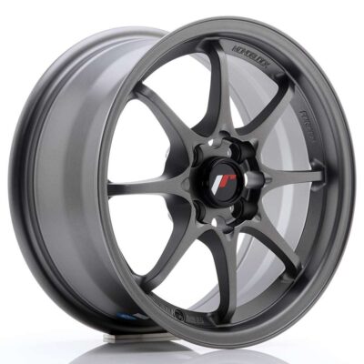 Japan Racing JR5 15" 7J ET35 4x100 Matt Gun Metal