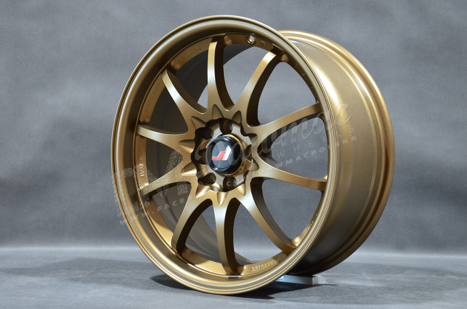 Japan Racing JR5 19" 10,5J ET12 BLANK Dark Anodized Bronze - obrazek 3
