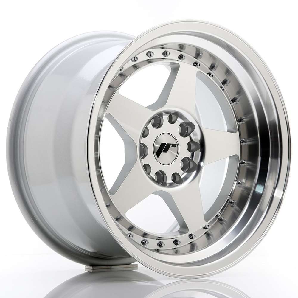 Japan Racing JR6 17" 10J ET20 5x114,3/5x120 Silver Machined Face
