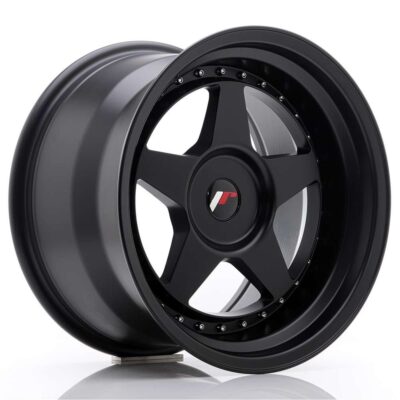 Japan Racing JR6 17" 10J ET20 BLANK Matt Black