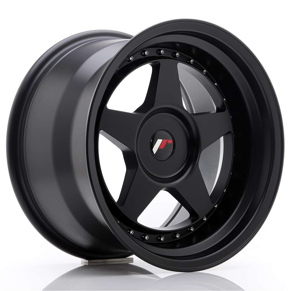 Japan Racing JR6 17" 10J ET20 BLANK Matt Black