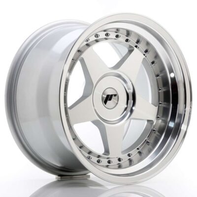 Japan Racing JR6 17" 10J ET20 BLANK Silver Machined Face