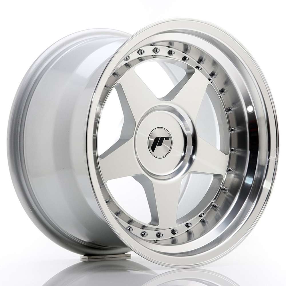 Japan Racing JR6 17" 10J ET20 BLANK Silver Machined Face