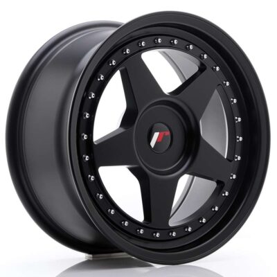 Japan Racing JR6 17" 8J ET20-ET35 + 9J ET20-ET35 BLANK Matt Black