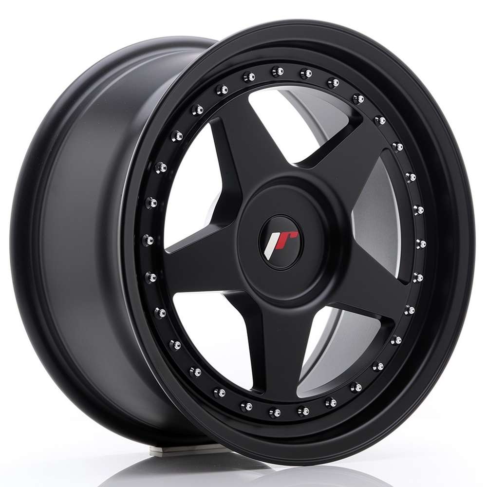 Japan Racing JR6 17" 8J ET20-ET35 + 9J ET20-ET35 BLANK Matt Black