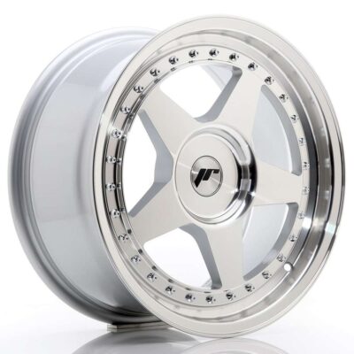 Japan Racing JR6 17" 8J ET20-ET35 BLANK Silver Machined Face