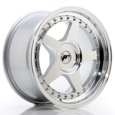 Japan Racing JR6 17" 9J ET20-ET35 + 10J ET20 BLANK Silver Machined Face