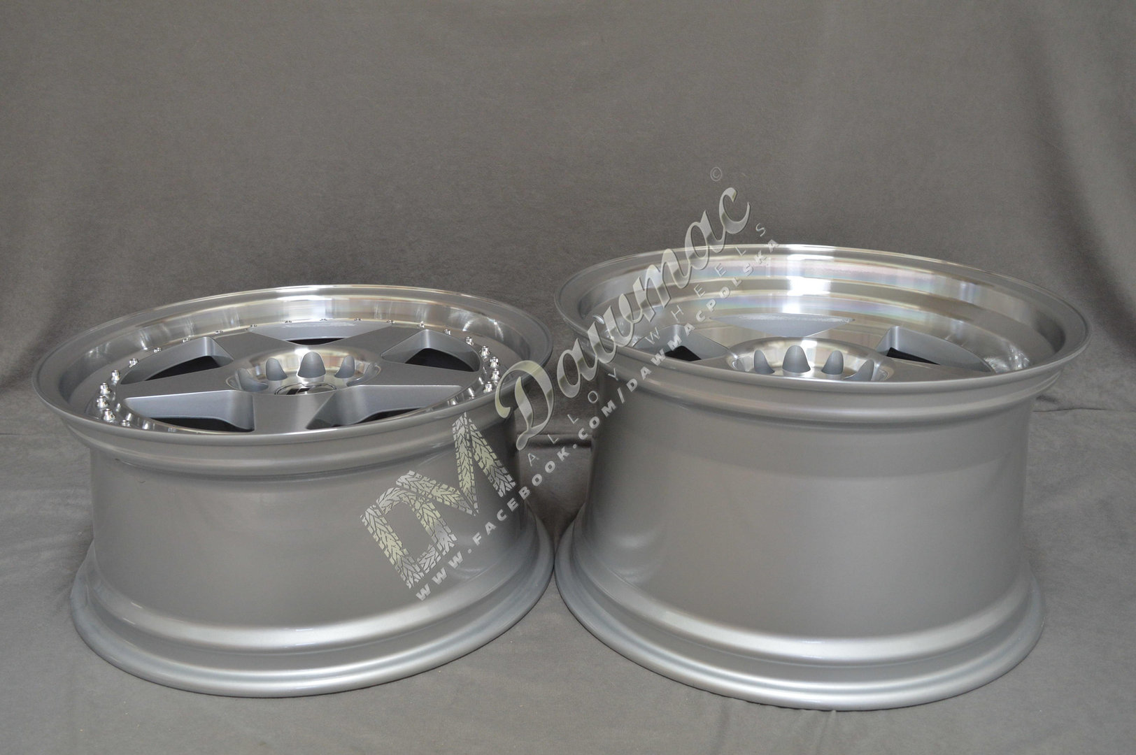 Japan Racing JR6 18" 8,5J ET20-ET40 + 10,5J ET0-ET25 BLANK Silver Machined Face - obrazek 7