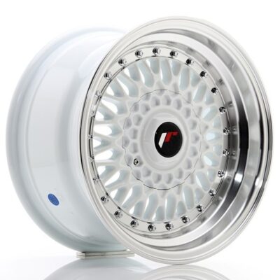 Japan Racing JR9 16" 9J ET20 4x100/4x108 White w/Machined Lip