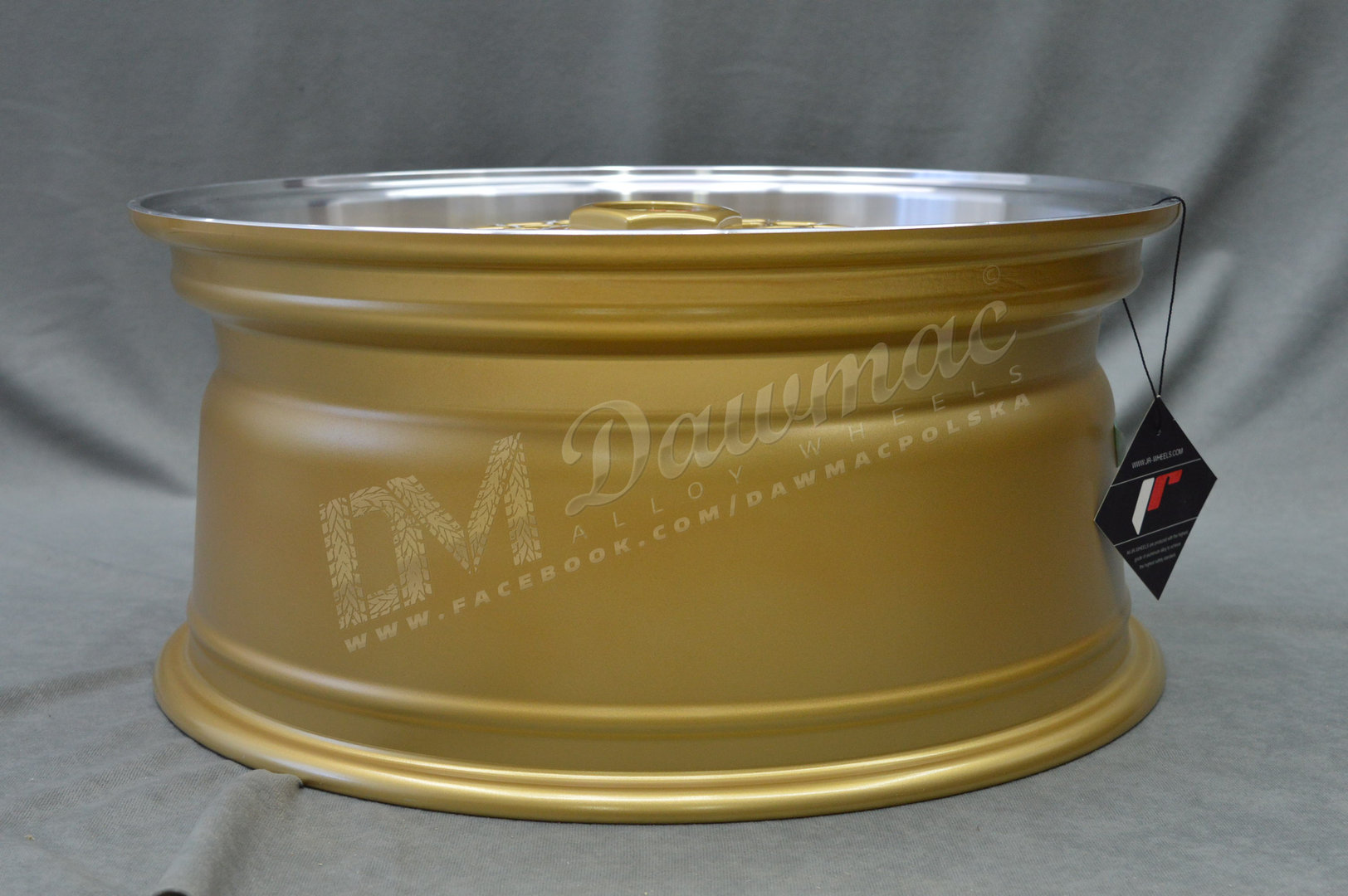 Japan Racing JR9 18" 8J ET35-ET40 BLANK Gold w/Machined Lip - obrazek 7