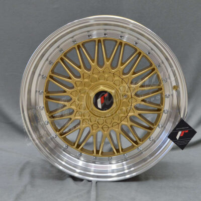 Japan Racing JR9 18" 9J ET20-ET40 BLANK Gold w/Machined Lip