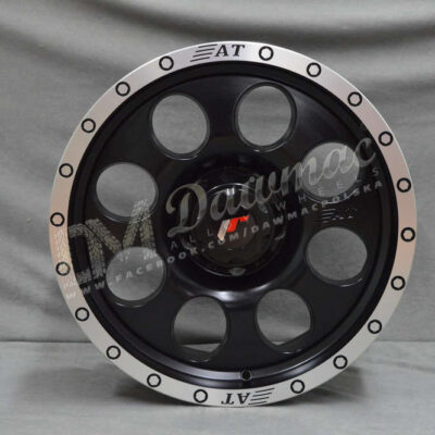 Japan Racing JRX4 17" 8,5J ET20-ET35 BLANK Matt Black w/Machined Lip