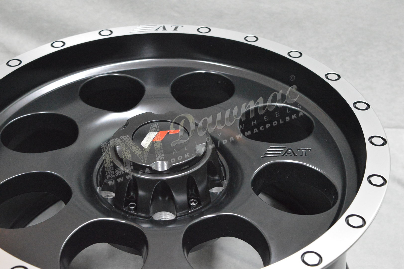 Japan Racing JRX4 17" 8,5J ET20-ET35 BLANK Matt Black w/Machined Lip - obrazek 6