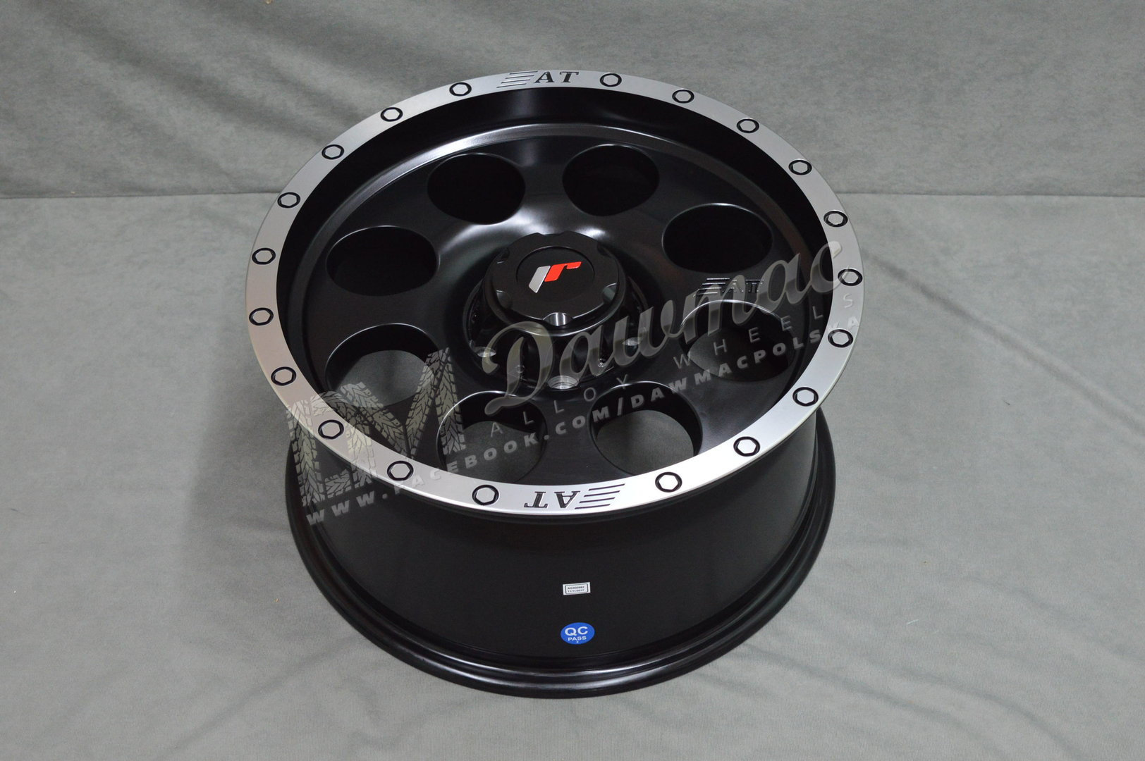 Japan Racing JRX4 17" 8,5J ET20 6x139,7 Matt Black w/Machined Lip - obrazek 5