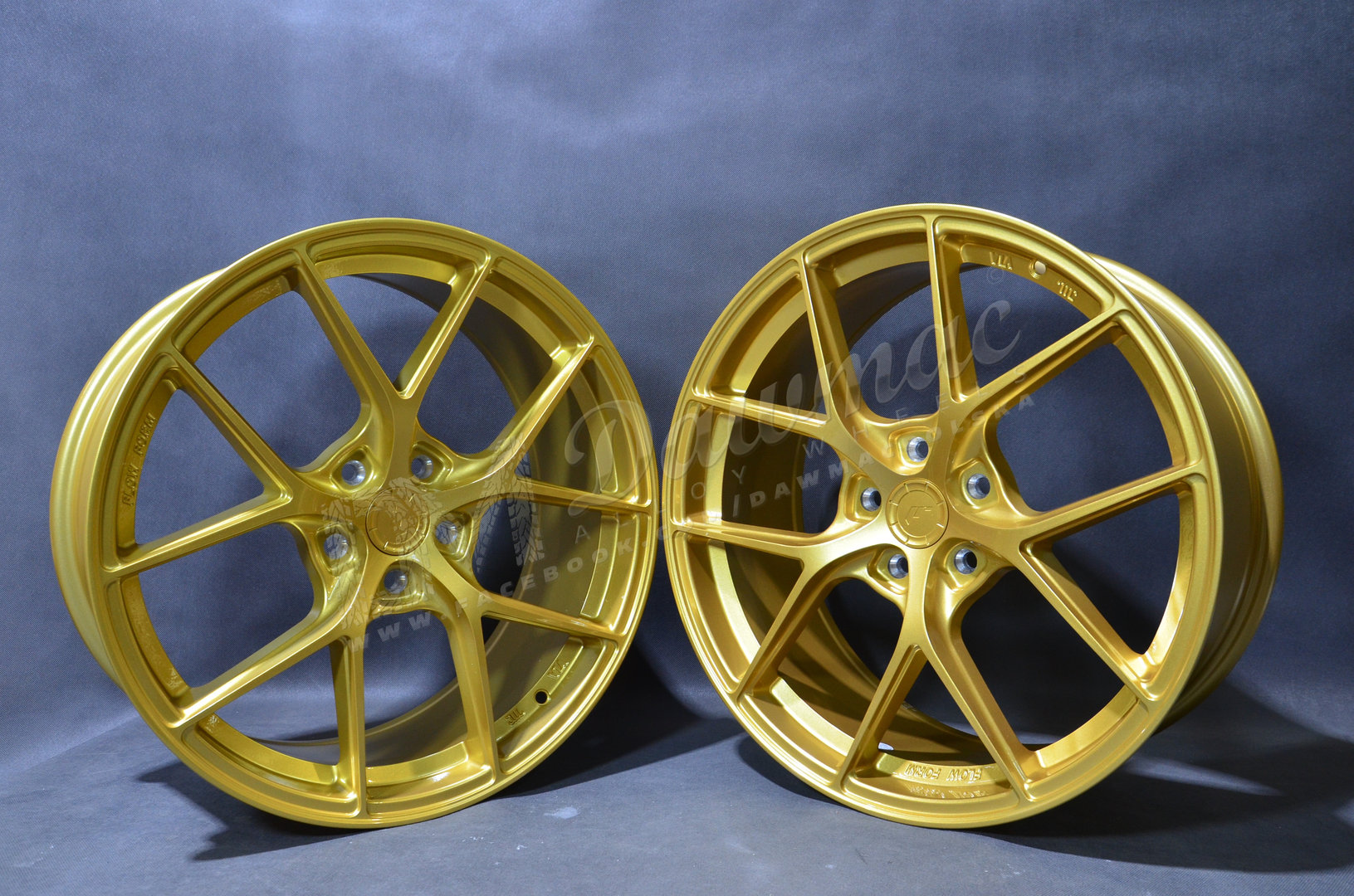 Japan Racing SL01 17" 7J ET20-ET40 + 8J ET20-ET45 BLANK Gold - obrazek 3