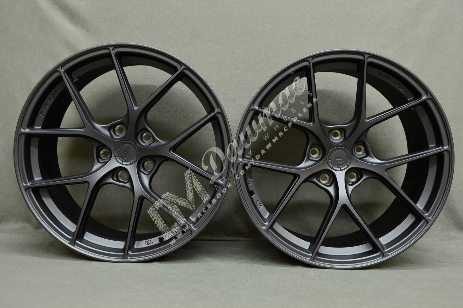 Japan Racing SL01 17" 7J ET20-ET40 + 8J ET20-ET45 BLANK Matt Gun Metal - obrazek 2