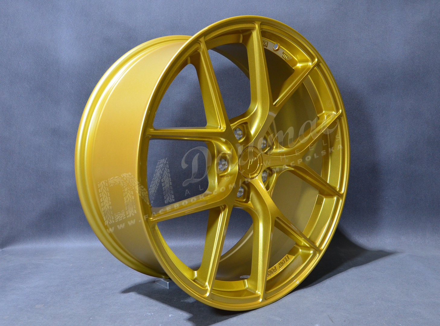 Japan Racing SL01 17" 8J ET20-ET45 BLANK Gold - obrazek 3