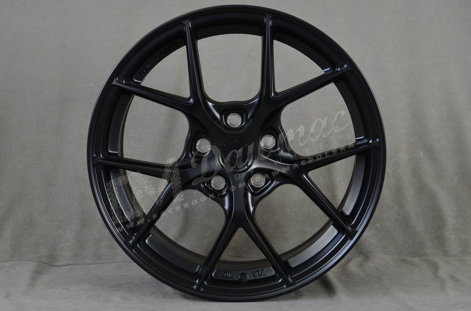 Japan Racing SL01 17" 9J ET20-ET50 BLANK Matt Black - obrazek 2