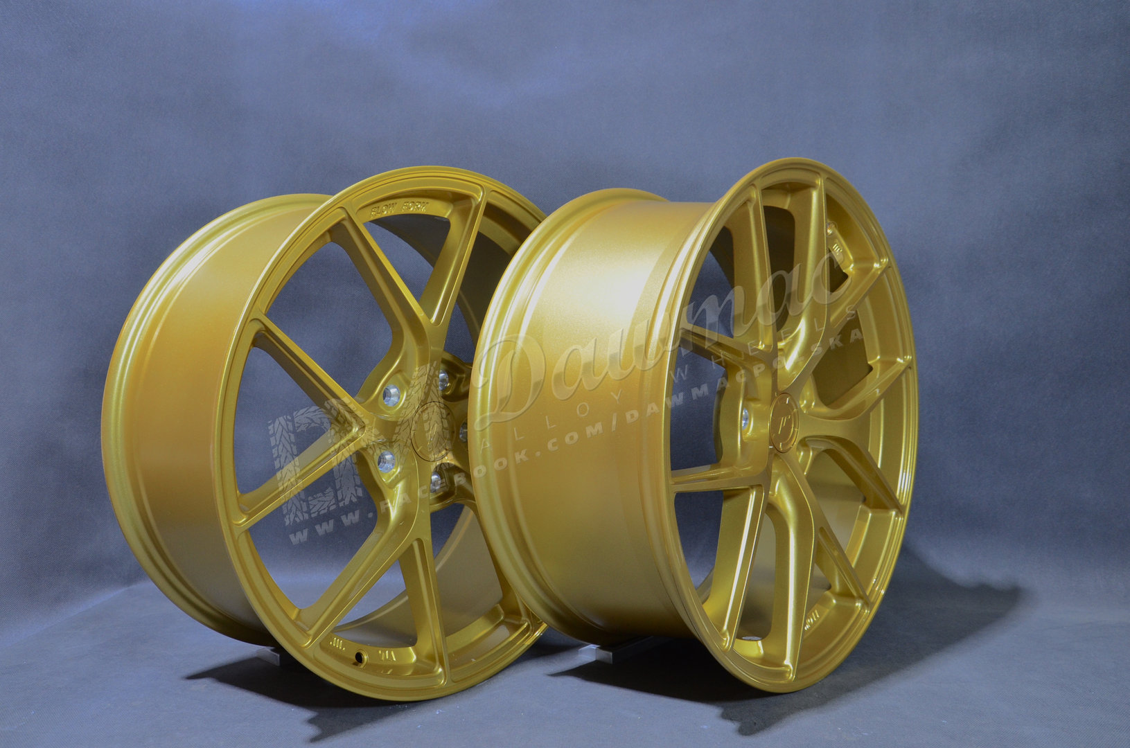 Japan Racing SL01 18" 8J ET20-40 + 9,5J ET25-ET38 BLANK Gold - obrazek 3