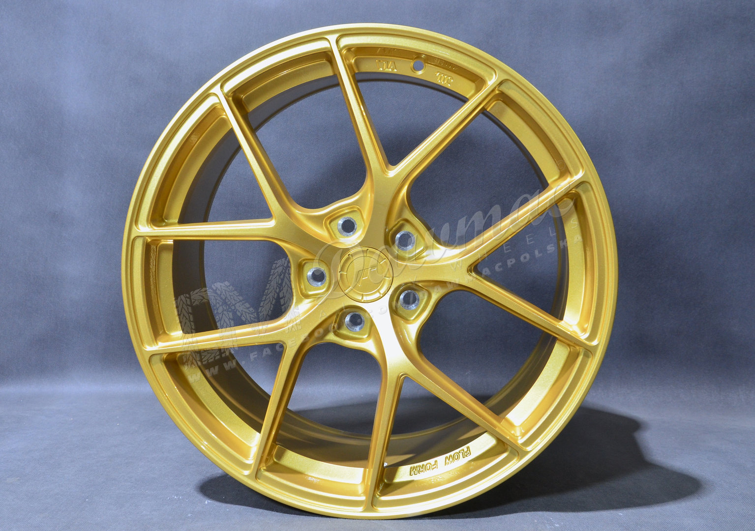 Japan Racing SL01 18" 9,5J ET25-38 + 10,5J ET25-38 BLANK Gold - obrazek 2