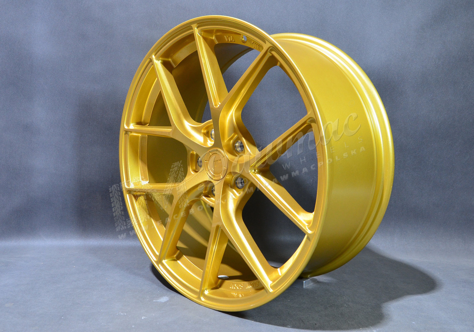 Japan Racing SL01 18" 9,5J ET25-38 + 10,5J ET25-38 BLANK Gold - obrazek 4