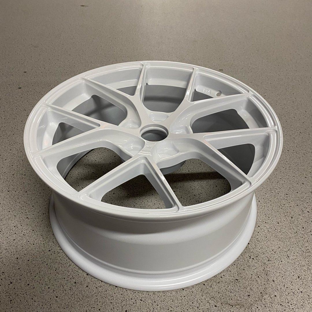 Japan Racing SL01 19" 8,5J ET20-45 + 10,5J ET25-ET40 BLANK White - obrazek 5