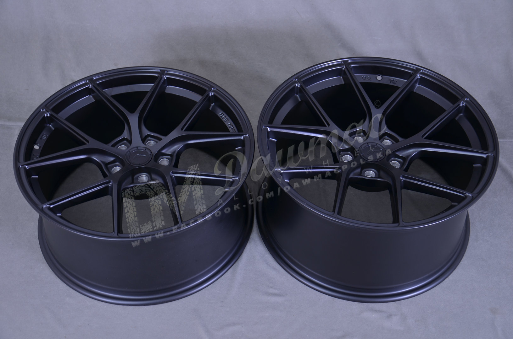 Japan Racing SL01 19" 9,5J ET25-40 + 10,5J ET25-40 BLANK Matt Black - obrazek 6