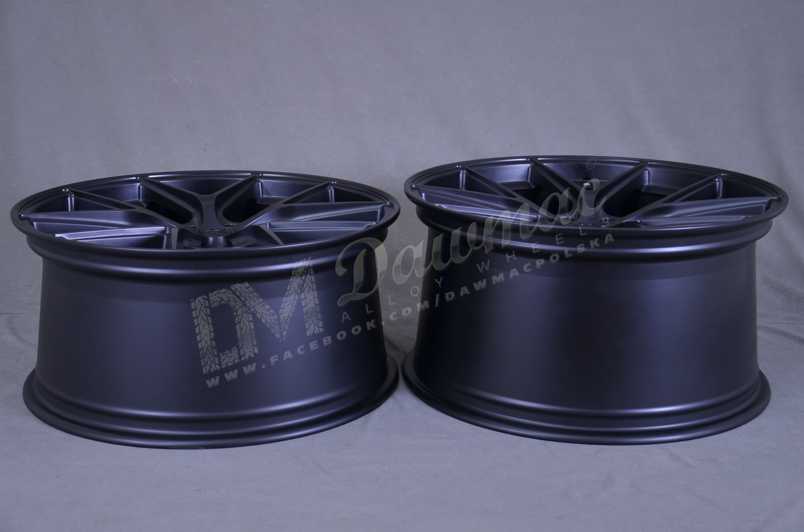 Japan Racing SL01 20" 9,5J ET15-ET42 + 12J ET0-ET40 BLANK Matt Black - obrazek 7