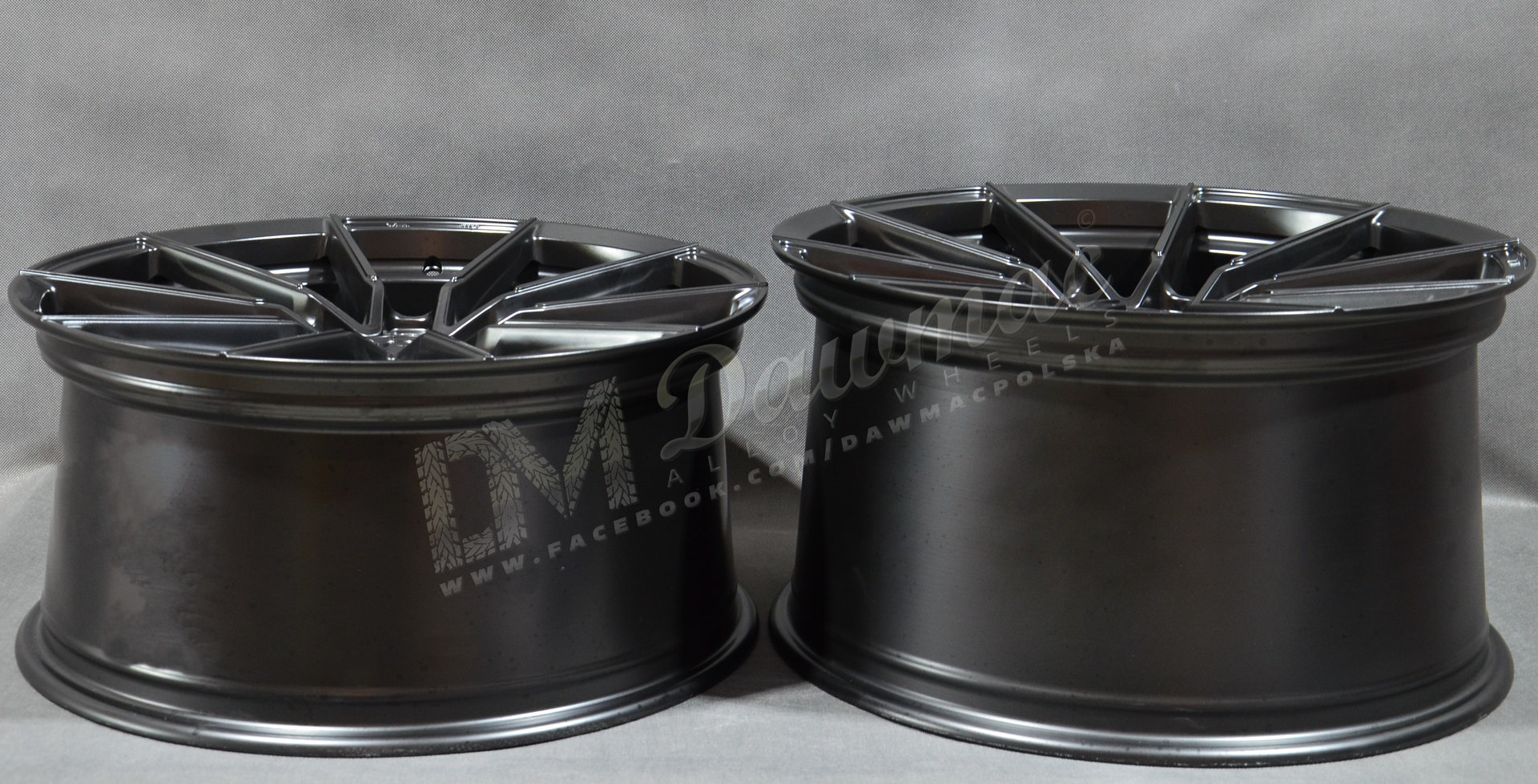 Japan Racing SL02 18" 8J ET20-ET40 + 9J ET20-ET51 BLANK Matt Black - obrazek 6