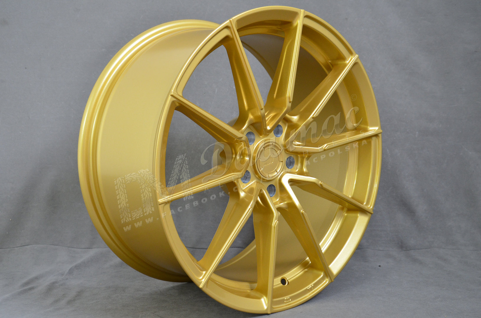 Japan Racing SL02 19" 8,5J ET20-ET45 + 9,5J ET20-ET45 BLANK Gold - obrazek 3