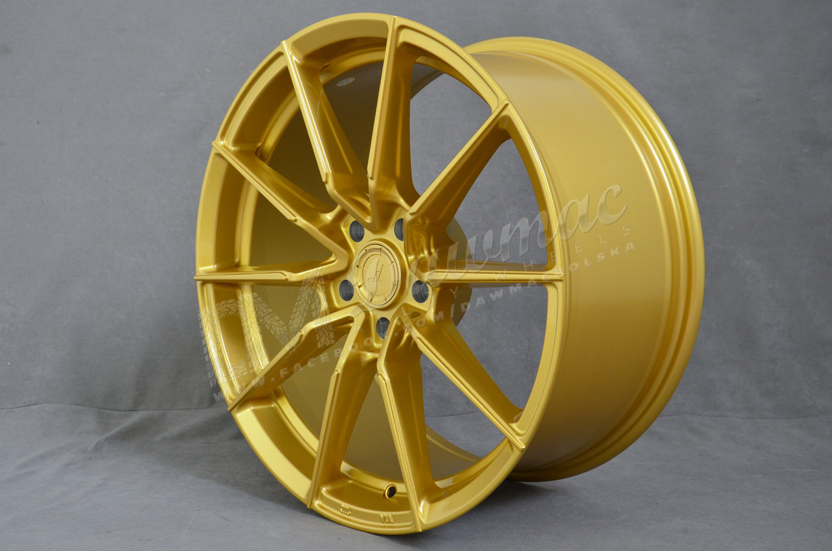 Japan Racing SL02 19" 9J ET20-ET51 + 10J ET20-ET51 BLANK Gold - obrazek 4