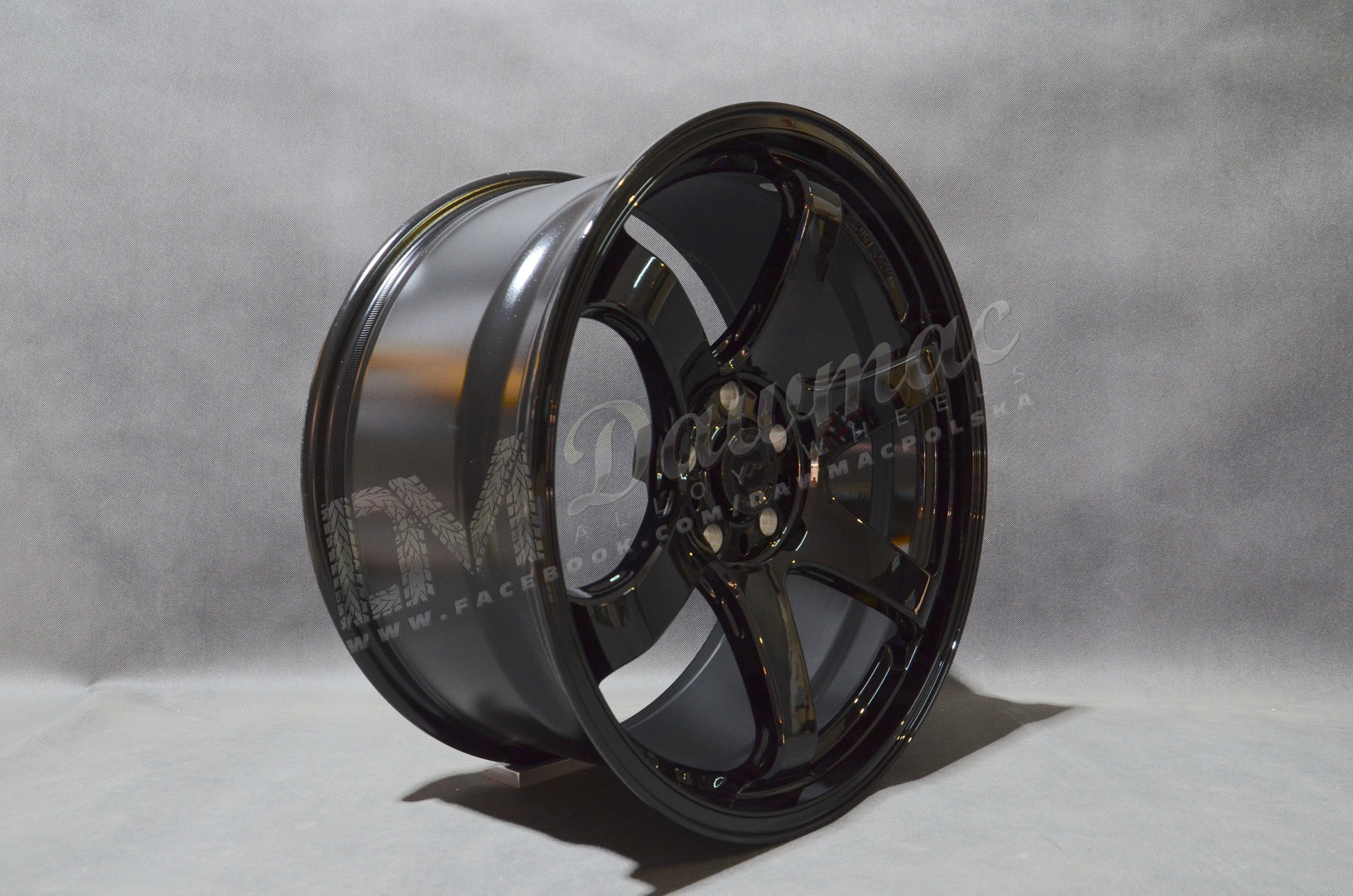 Japan Racing SL03 18" 8,5J ET20-ET42 BLANK Gloss Black - obrazek 3