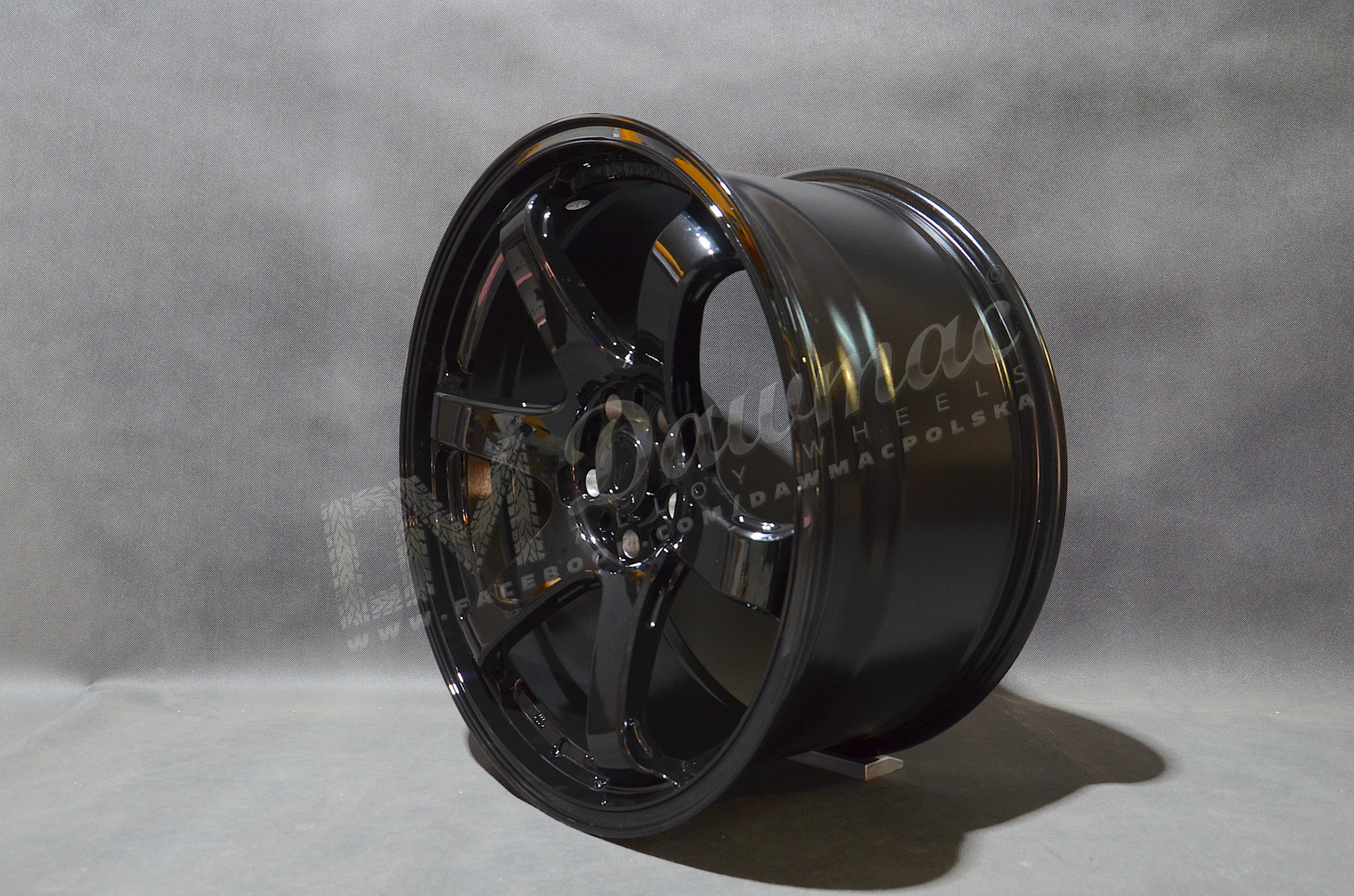 Japan Racing SL03 18" 8,5J ET20-ET42 BLANK Gloss Black - obrazek 4