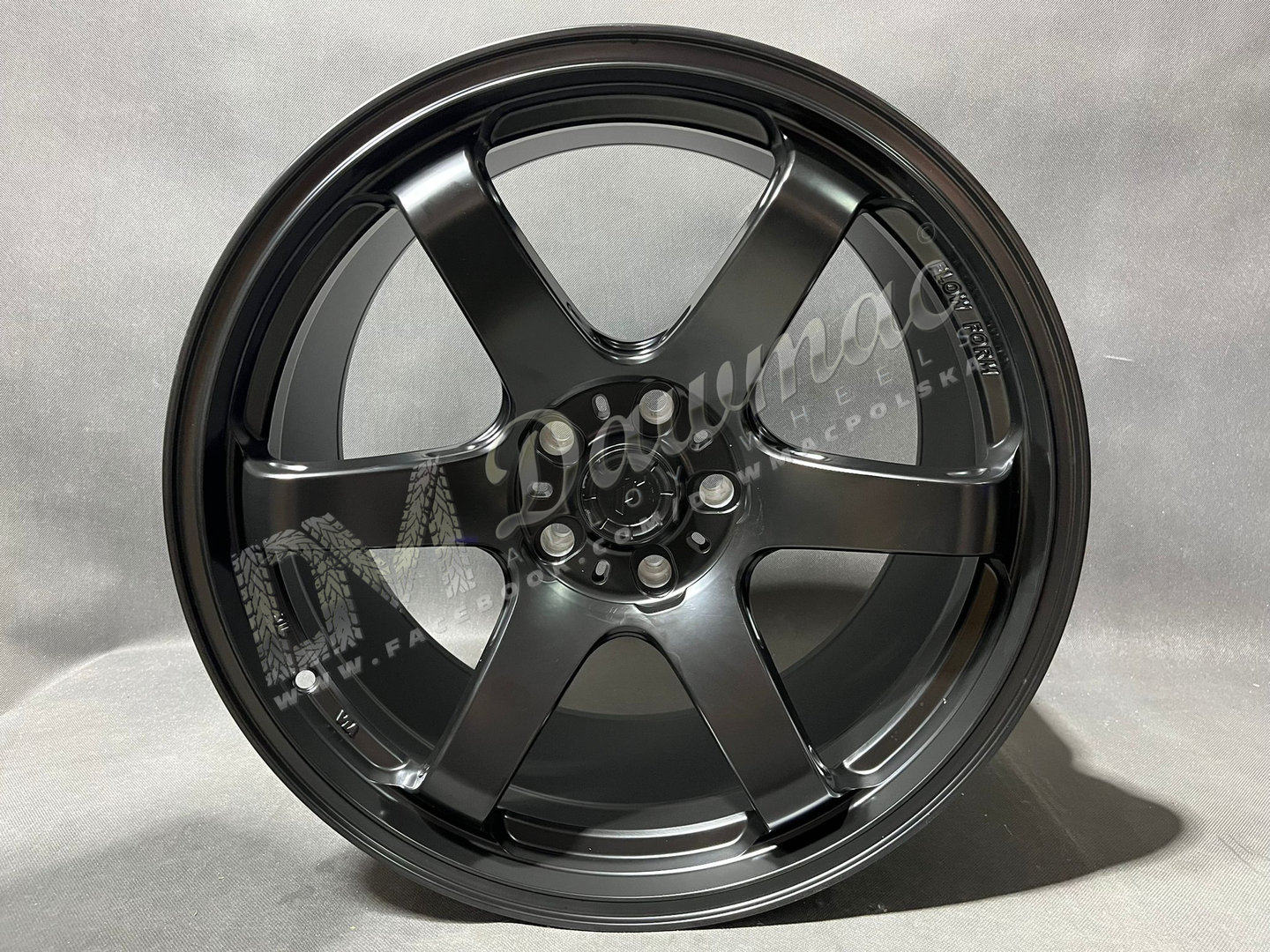 Japan Racing SL03 18" 8J ET20-ET35 BLANK Matt Black - obrazek 2