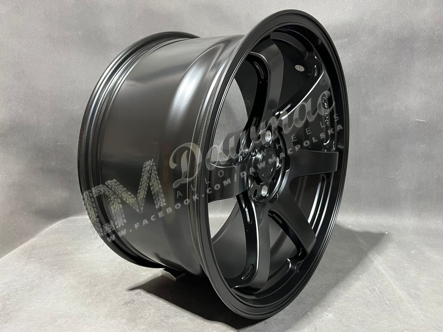 Japan Racing SL03 18" 8J ET20-ET35 BLANK Matt Black - obrazek 3