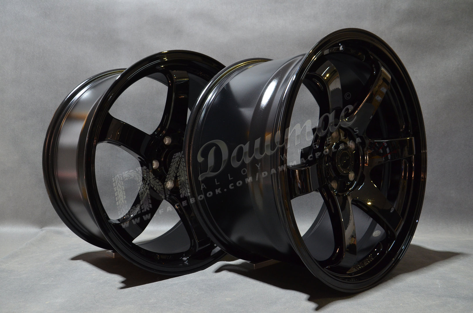 Japan Racing SL03 19" 8,5J ET20-ET42 + 9,5J ET20-ET35 BLANK Gloss Black - obrazek 4