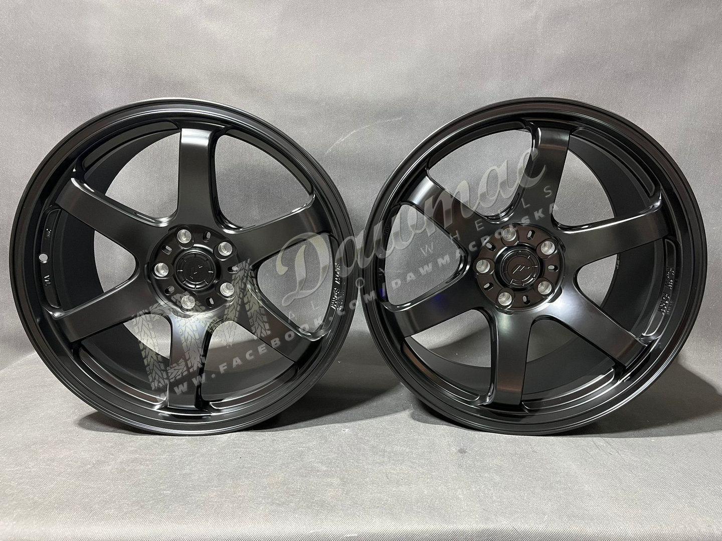 Japan Racing SL03 19" 8,5J ET20-ET42 + 9,5J ET20-ET35 BLANK Matt Black - obrazek 2