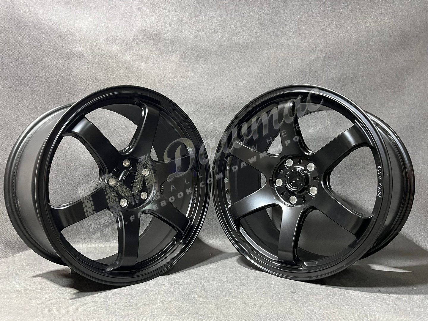 Japan Racing SL03 19" 8,5J ET20-ET42 + 9,5J ET20-ET35 BLANK Matt Black - obrazek 3