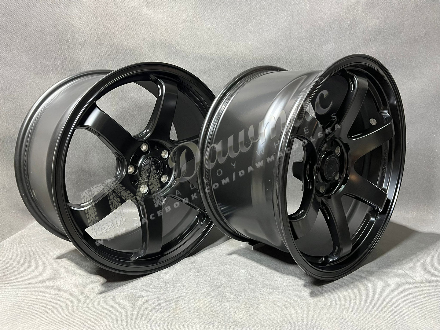 Japan Racing SL03 19" 8,5J ET20-ET42 + 9,5J ET20-ET35 BLANK Matt Black - obrazek 4