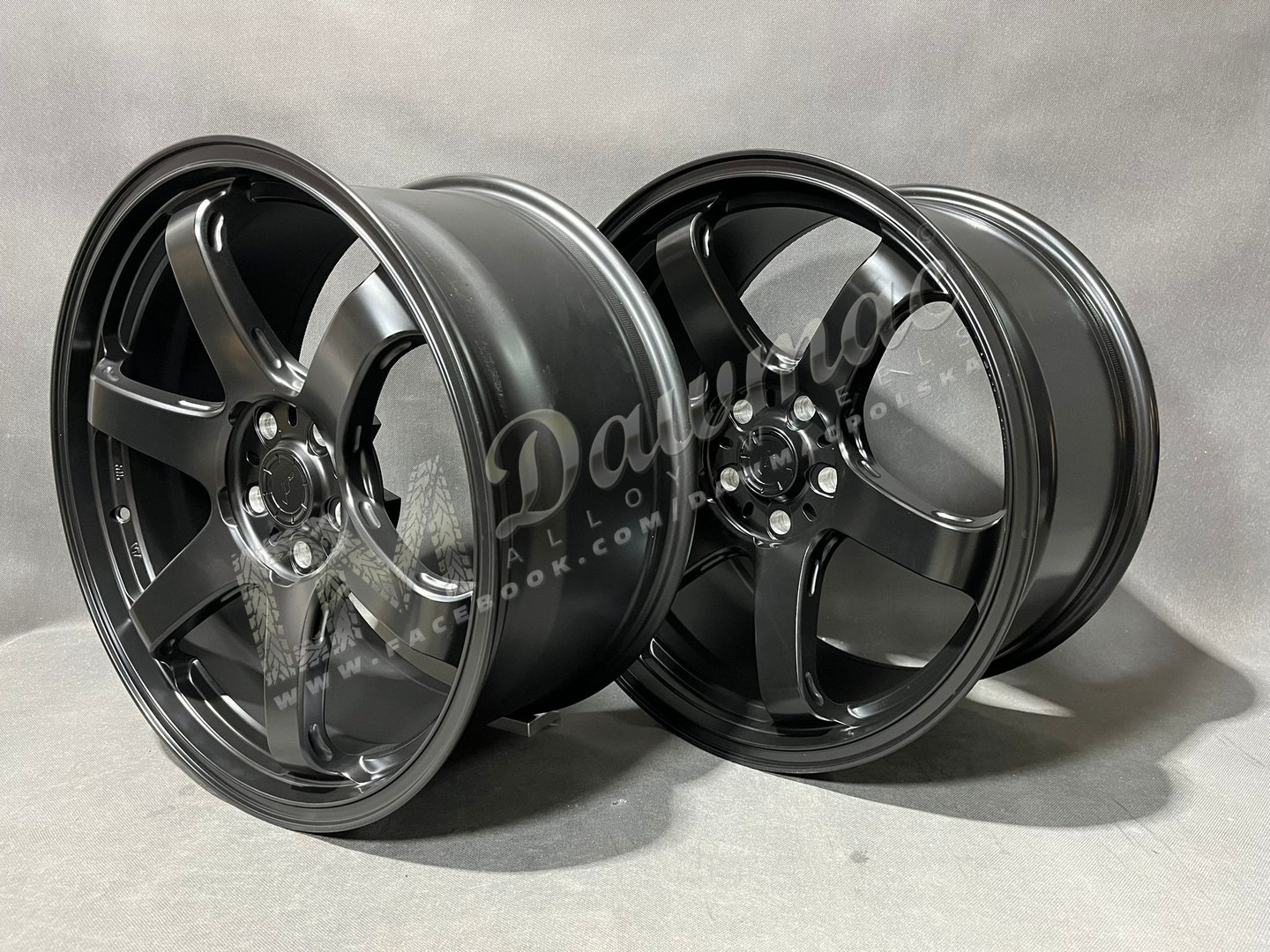 Japan Racing SL03 19" 8,5J ET20-ET42 + 9,5J ET20-ET35 BLANK Matt Black - obrazek 5