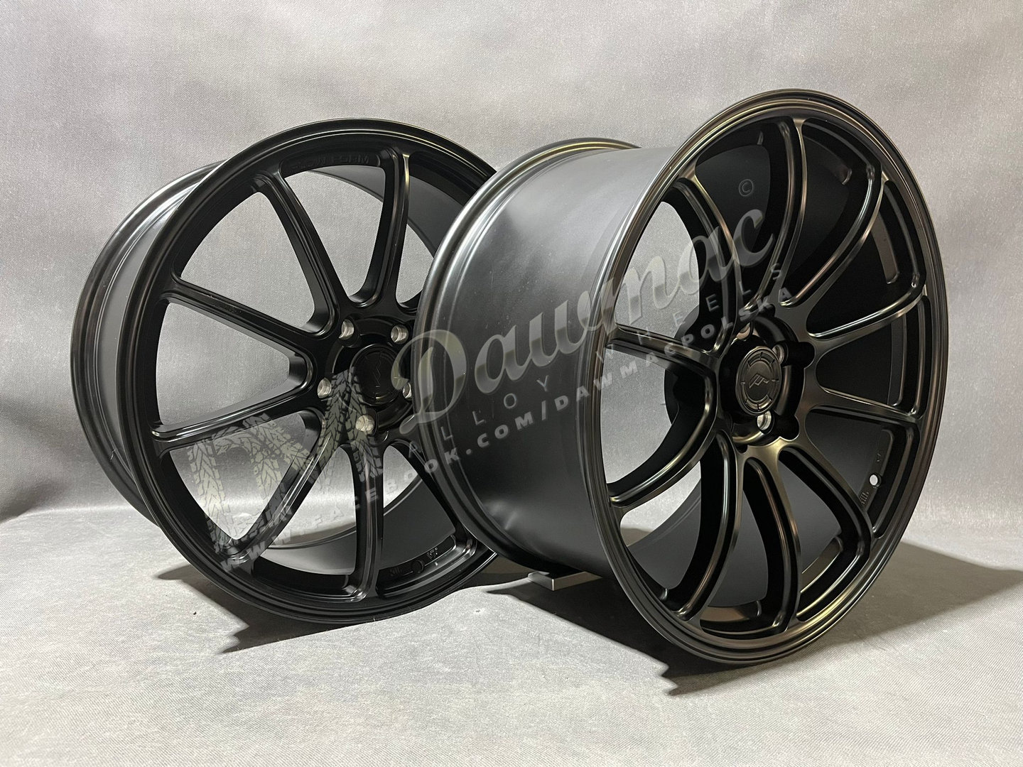 Japan Racing SL04 19" 8,5J ET20-ET45 + 10J ET15-ET51 BLANK Matt Black - obrazek 4